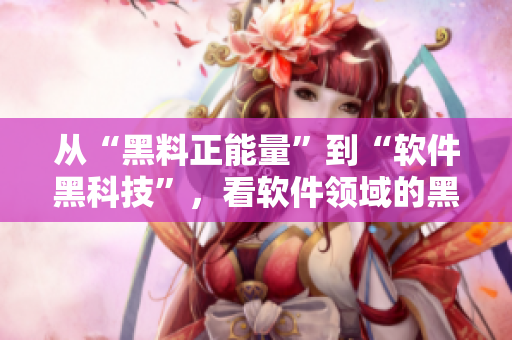 從“黑料正能量”到“軟件黑科技”，看軟件領(lǐng)域的黑暗面和積極面