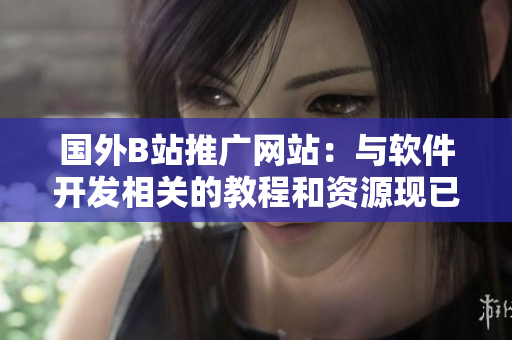 國(guó)外B站推廣網(wǎng)站：與軟件開發(fā)相關(guān)的教程和資源現(xiàn)已上線！