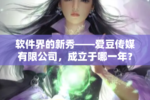 軟件界的新秀——愛(ài)豆傳媒有限公司，成立于哪一年？