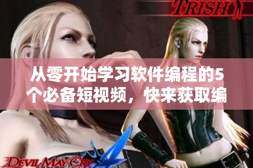 從零開始學(xué)習(xí)軟件編程的5個(gè)必備短視頻，快來(lái)獲取編程新技能！