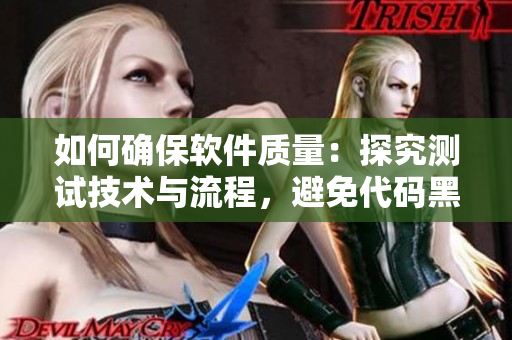 如何確保軟件質(zhì)量：探究測試技術(shù)與流程，避免代碼黑料泛濫