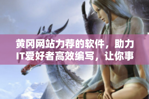 黃岡網(wǎng)站力薦的軟件，助力IT愛(ài)好者高效編寫(xiě)，讓你事半功倍！