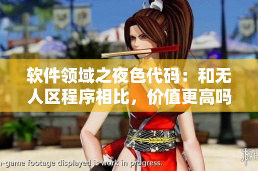軟件領(lǐng)域之夜色代碼：和無人區(qū)程序相比，價值更高嗎？